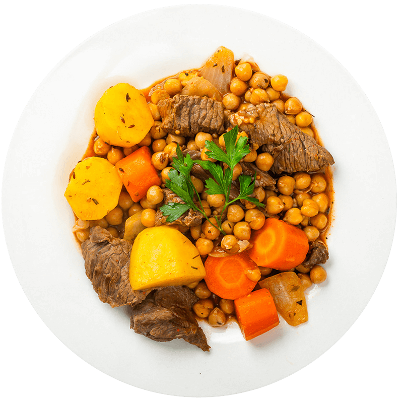 Cazuela de naut cu vita