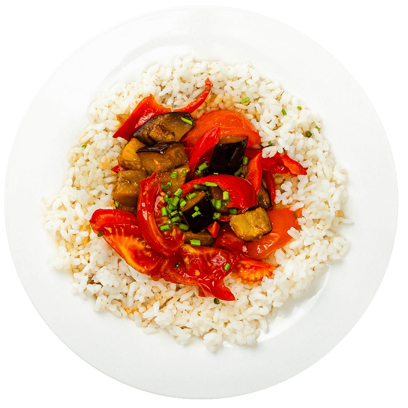 Orez cu legume la cuptor