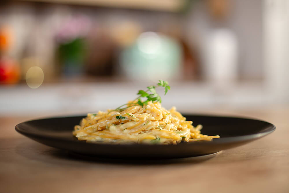 Fotografie Spaghete in sos brie