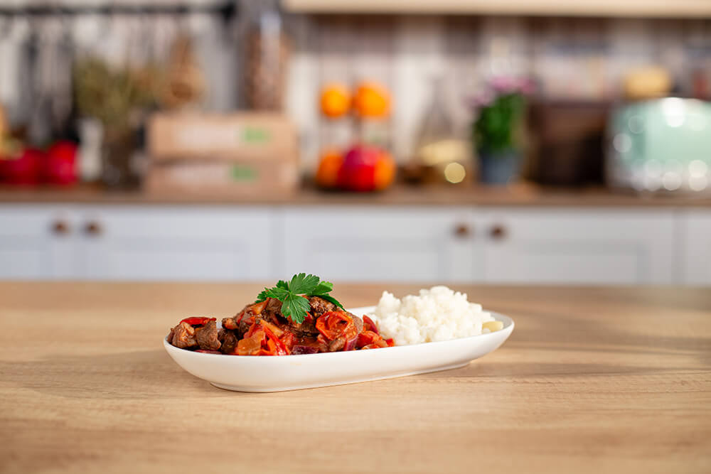 Fotografie Lomo saltado (vita sud-americana)
