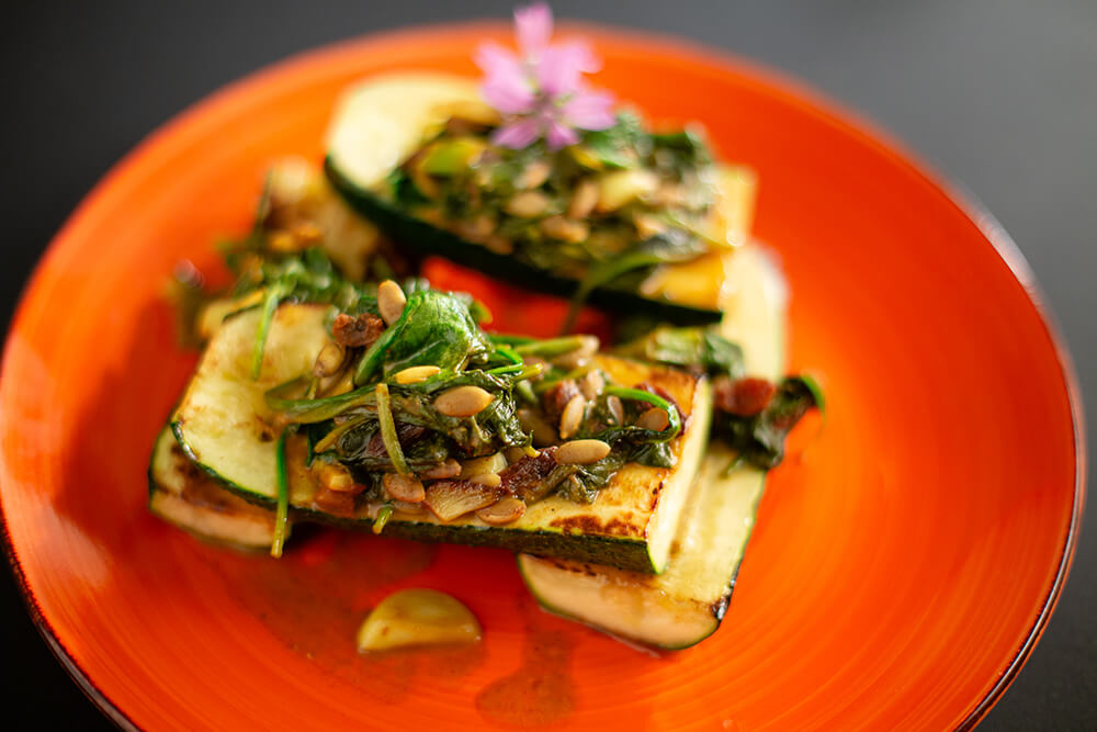Fotografie Zucchini oriental cu spanac